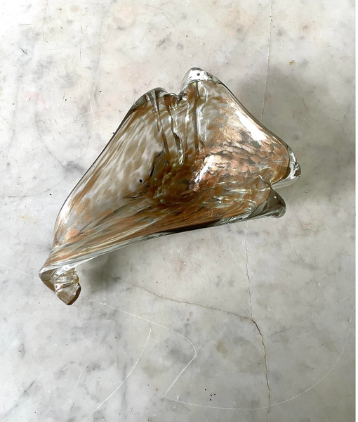Vintage Mid Century Fratelli Toso Murano Glass Bowl