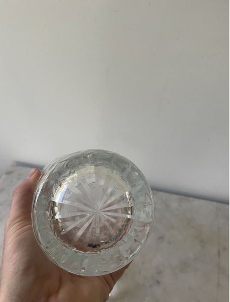 Hollywood Regency Crystal Decanter