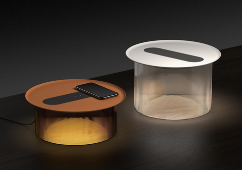 Pablo Designs Carousel Table Lamp With Charging Tray - Matthew Izzo Home