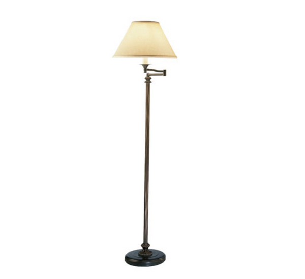 Robert Abbey Swing Arm Bronze Floor Lamp