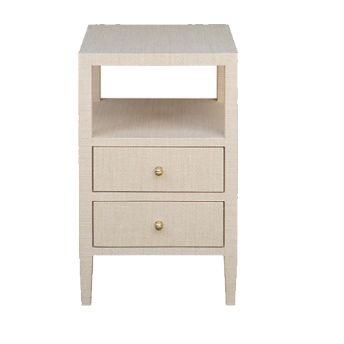 Roscoe Two Drawer Side Table - Four Color/Finish Options