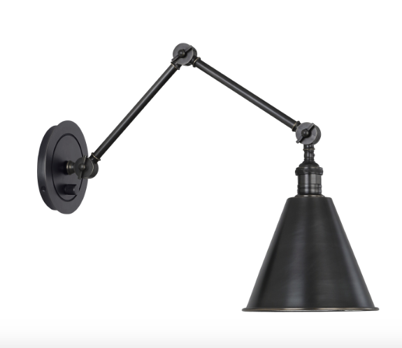 Alloy Two Arm Adjustable Wall Sconce