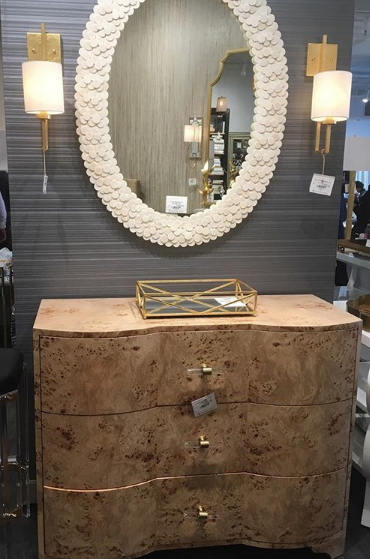 Beckham Gold Leaf Wall Sconce w/Linen Shade