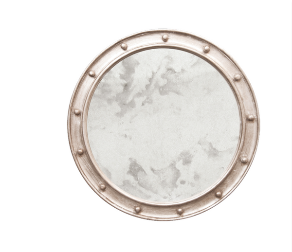 Federal Round Wall Mirror - Gold or Silver Leaf
