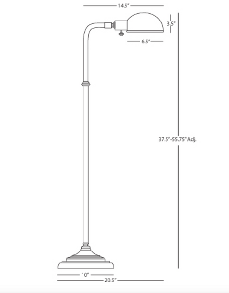 Robert Abbey Kinetic Floor Lamp