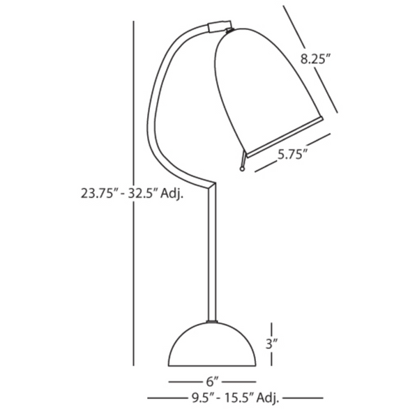 Robert Abbey Director Table Lamp