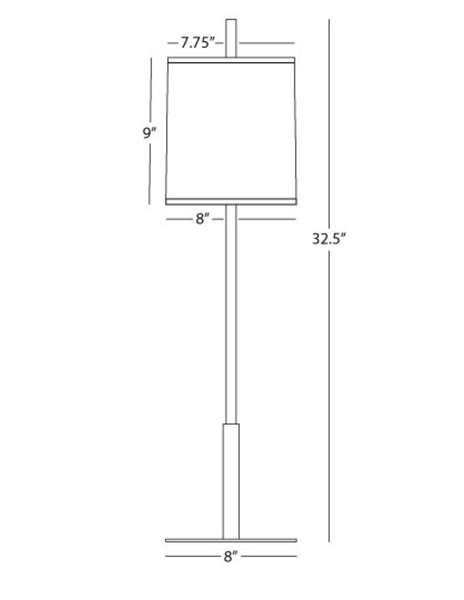 Robert Abbey Echo Tall Table Lamp