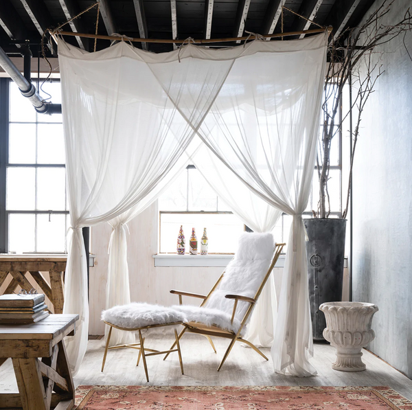 Beauvoir Faux Fur Lounger - Matthew Izzo Collection