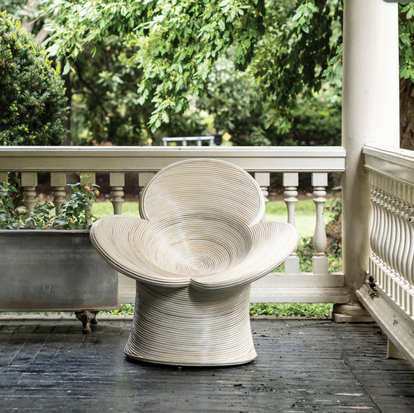 Clover Rattan Chair,  Matthew Izzo Collection