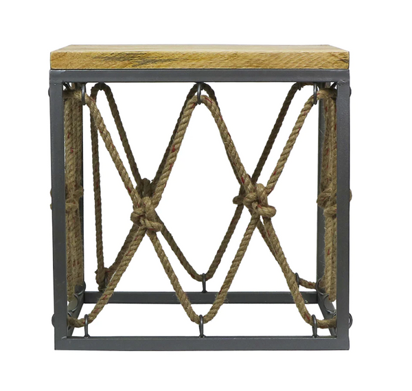 Tied Up Side Table - Matthew Izzo Collection