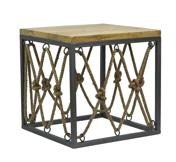 Tied Up Side Table - Matthew Izzo Collection