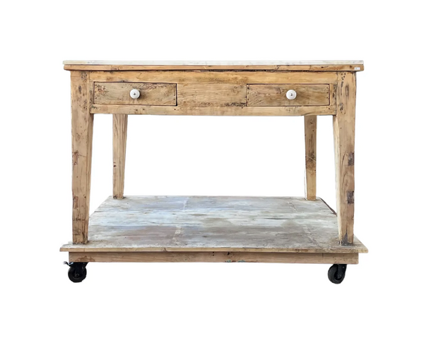 Rustic Kitchen Island - Matthew Izzo Collection