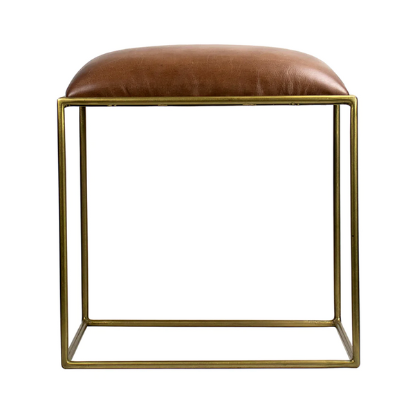 Glimmer Square Footstool - Matthew Izzo Collection