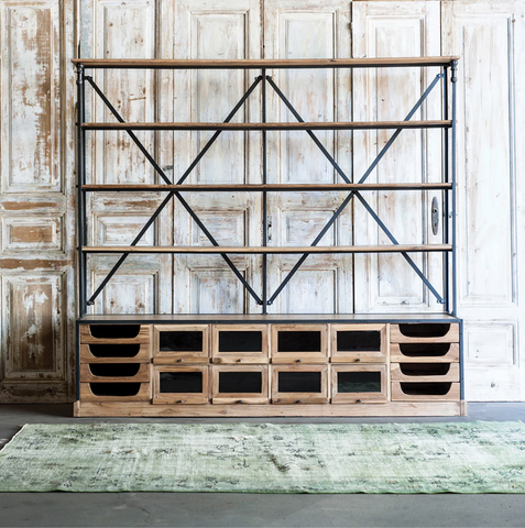 Savile Large Row Shelf - Matthew Izzo Collection - Matthew Izzo Home
