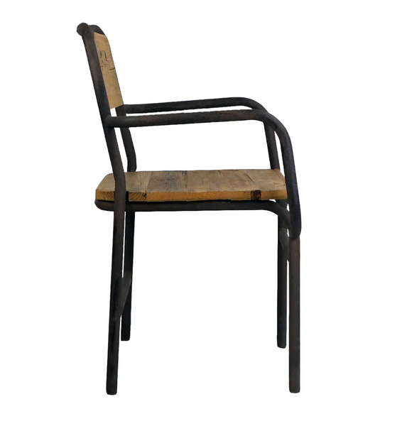 Elemental Metal Framed Arm Chair - Matthew Izzo Collection