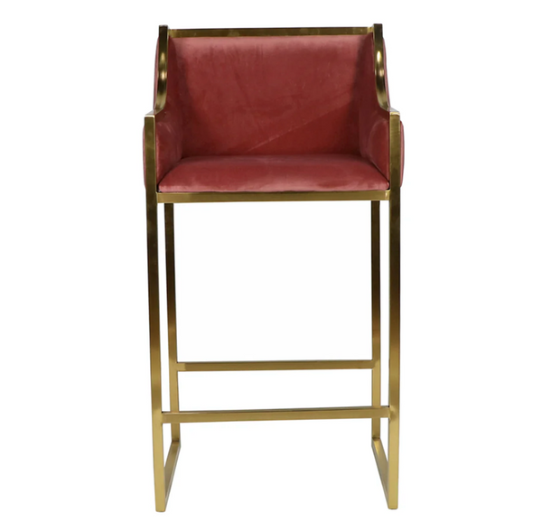 Camden Velvet Bar Stools - Matthew Izzo Collection