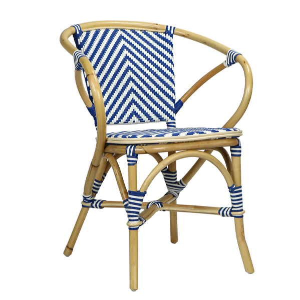 Cannes Indoor/Outdoor Rattan Arm Chair - Matthew Izzo Collection