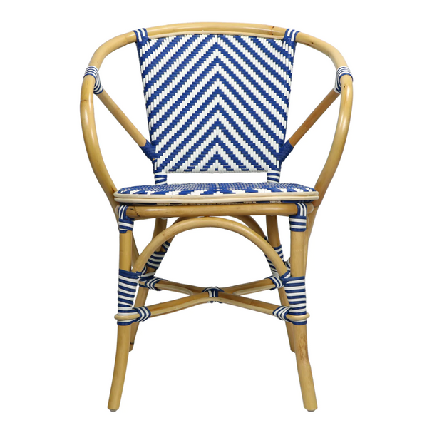 Cannes Indoor/Outdoor Rattan Arm Chair - Matthew Izzo Collection
