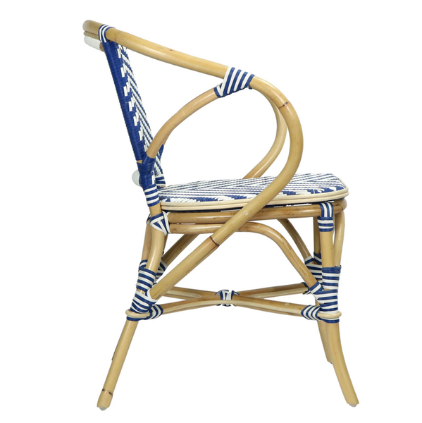 Cannes Indoor/Outdoor Rattan Arm Chair - Matthew Izzo Collection