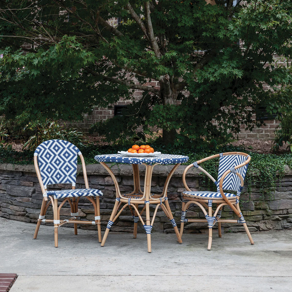 Cannes Indoor/Outdoor Rattan Arm Chair - Matthew Izzo Collection