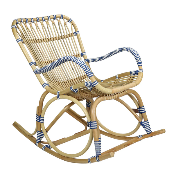 Cannes Rattan Rocking Chair - Matthew Izzo Collection