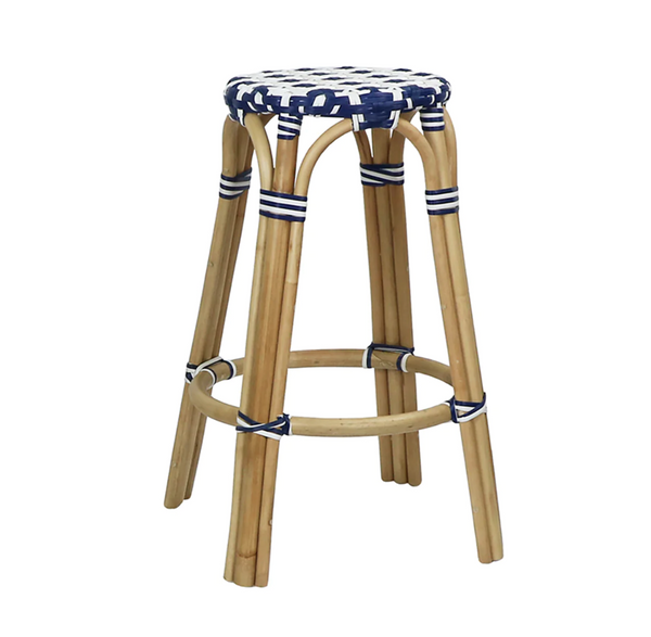 Cannes Rattan Counter Stool - Matthew Izzo Collection