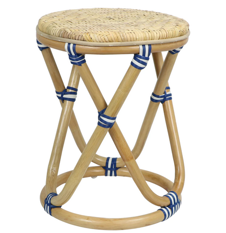 Cannes Rattan Side Table - Matthew Izzo Home - Matthew Izzo Home