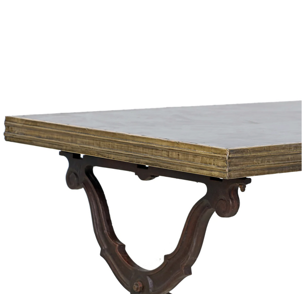 Avignon 63" Black Cast Iron Bistro Table - Matthew Izzo Collection