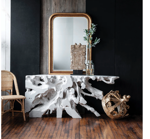 Teak Root Console Table - Matthew Izzo Collection - Matthew Izzo Home