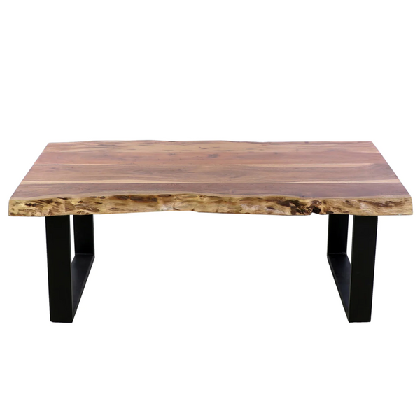 Construct Live Edge Reclaimed Wood Coffee Table - Matthew Izzo Collection