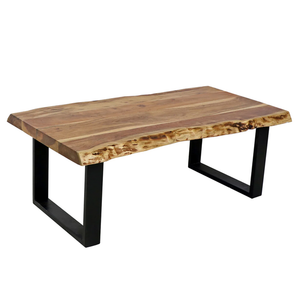 Construct Live Edge Reclaimed Wood Coffee Table - Matthew Izzo Collection