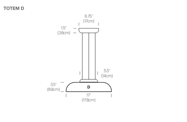 Pablo Designs Totem Down Pendant Light