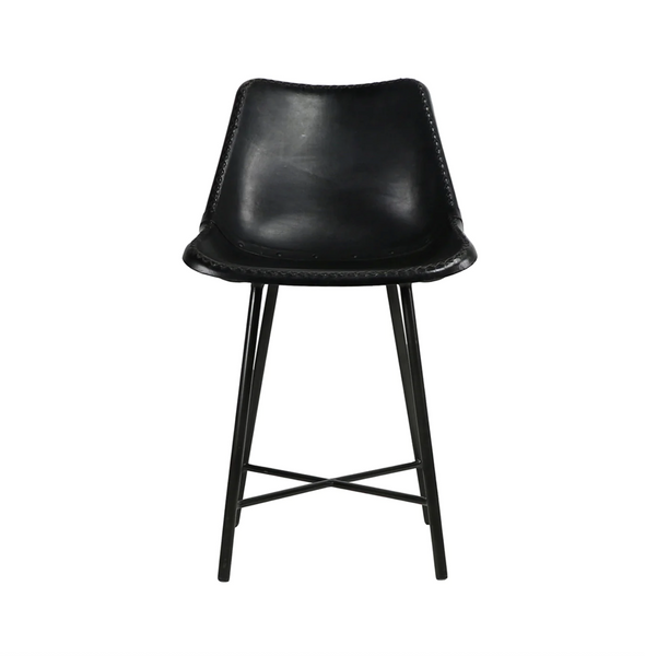 Whip Stitch Leather Chair - Matthew Izzo Collection