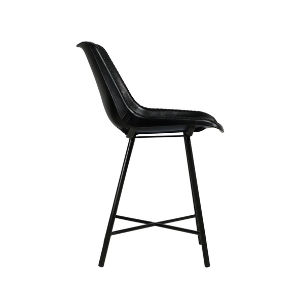 Whip Stitch Leather Chair - Matthew Izzo Collection