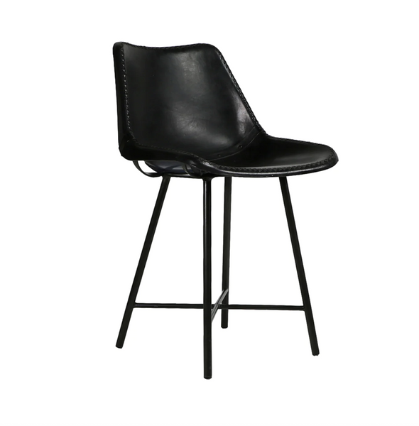 Whip Stitch Leather Chair - Matthew Izzo Collection