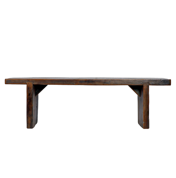 Timbers Reclaimed Wood Slab Bench - Matthew Izzo Collection