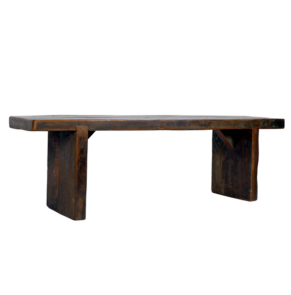 Timbers Reclaimed Wood Slab Bench - Matthew Izzo Collection