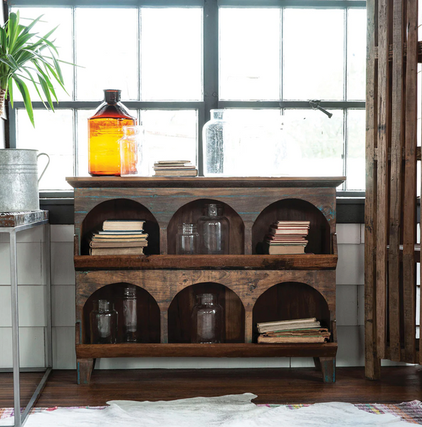 Timbers Cubby Reclaimed Wood Cabinet - Matthew Izzo Collection