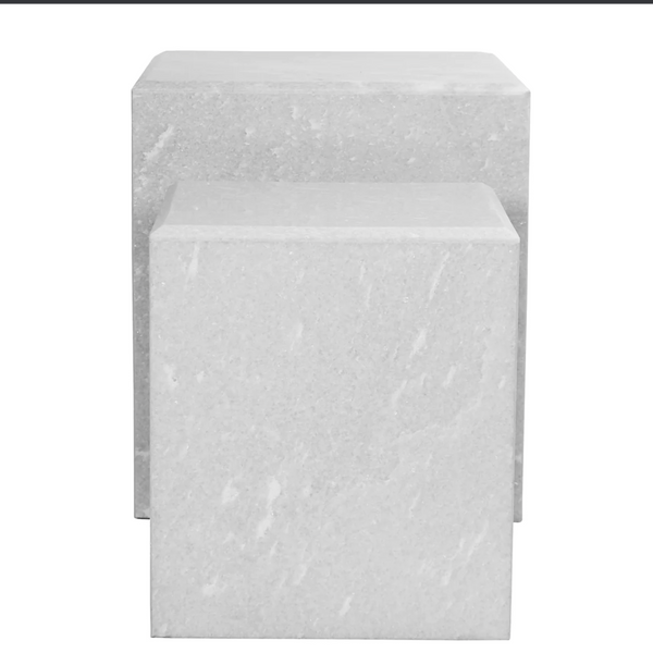 Bella Marble Cubes (Set of 2) -  Matthew Izzo Collection
