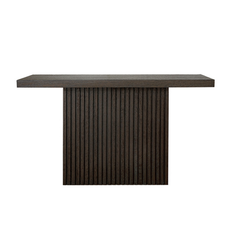 Worlds Away Vanna Console Table Espresso Oak - Matthew Izzo Home