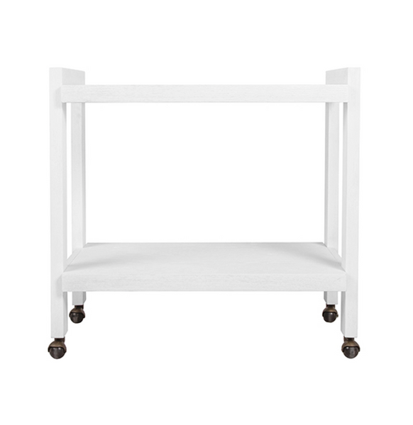 Rockwell Cerused Oak Bar Cart