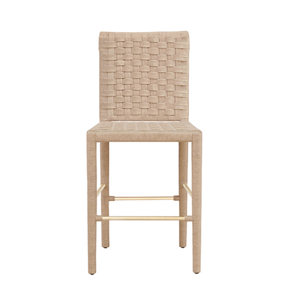 Burbank Natural Rope Counter Stool