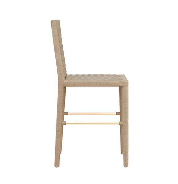 Burbank Natural Rope Counter Stool