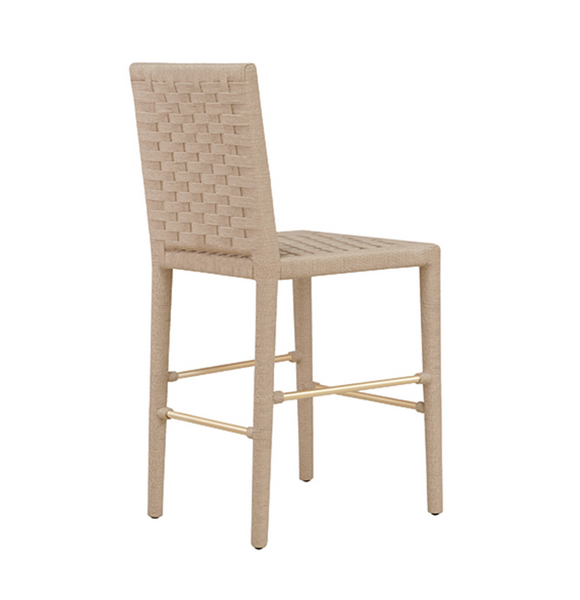 Burbank Natural Rope Counter Stool