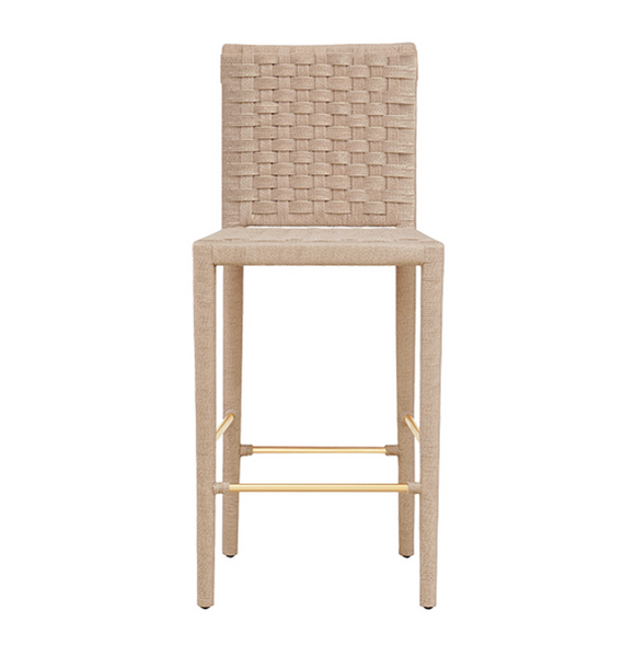Burbank Natural Rope Bar Stool