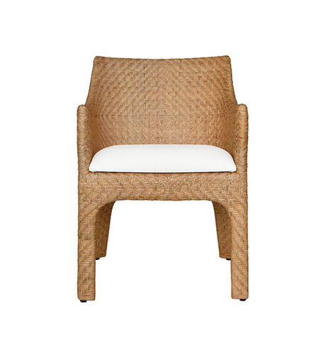 Worlds Away Noelle Rattan Dining Chair - Matthew Izzo Home