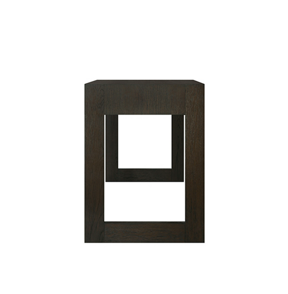 Larkin Two Drawer Desk - Natural Oak w/Brass Pulls