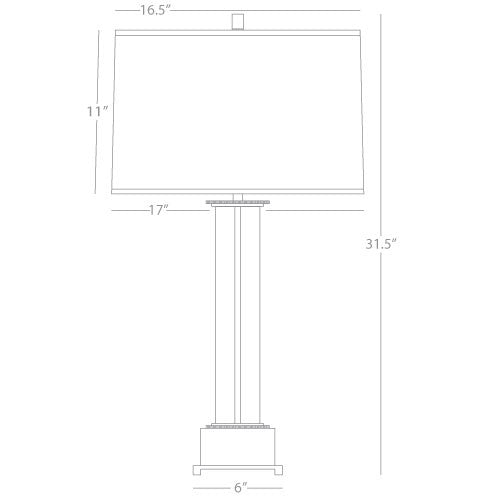 Robert Abbey Williamsburg Finnie Table Lamp