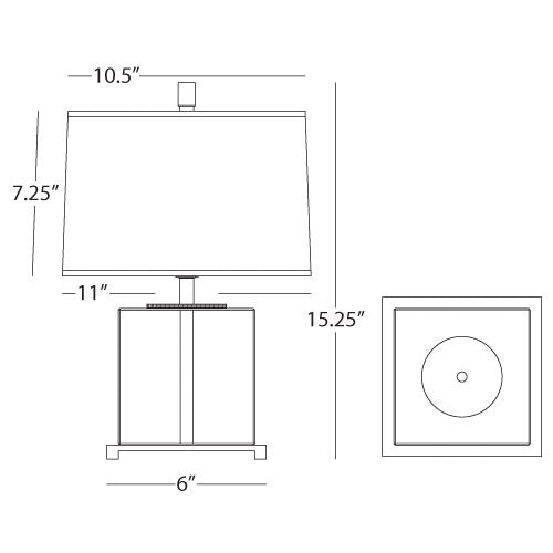 Robert Abbey Williamsburg Finnie Accent Lamp