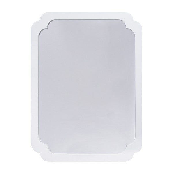 Amelia Modern White Framed Wall Mirror